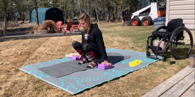 Paraplegik - mimo invalidného vozíka - 30 minút strečového a ľahkého cvičenia