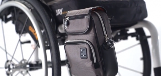 Invalidný vozík s doplnkovou taškou Quokka